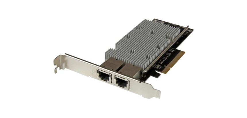 StarTech.com Carte réseau PCI Express à 2 ports 10GBase-T Ethernet avec chipset Intel X540