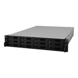 Synology RX1217RP boîtier de disques 0 To Rack (2 U) Noir, Gris