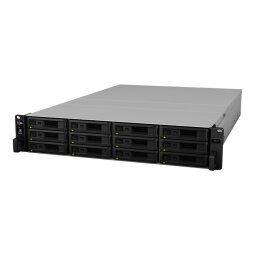 Synology RX1217RP boîtier de disques Rack (2 U) Noir, Gris