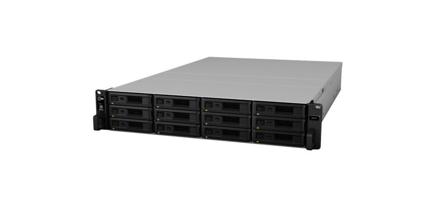 Synology RX1217RP boîtier de disques 0 To Rack (2 U) Noir, Gris