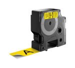 DYMO Ruban d'étiquette D1 noir/jaune,24 mm x 7 m