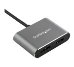 StarTech.com Adaptateur multiport USB-C vers DisplayPort ou HDMI - 4K 60 Hz - Convertisseur 2-en-1