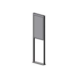 Peerless DS-OM55ND-FLOOR montage des affichages de messages 139,7 cm (55") Noir
