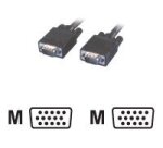 MCL CABLE SVGA HD15 Male/Male 3m câble VGA VGA (D-Sub) Noir