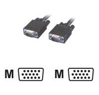 MCL CABLE SVGA HD15 Male/Male 3m câble VGA VGA (D-Sub) Noir