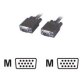 MCL CABLE SVGA HD15 Male/Male 3m câble VGA VGA (D-Sub) Noir