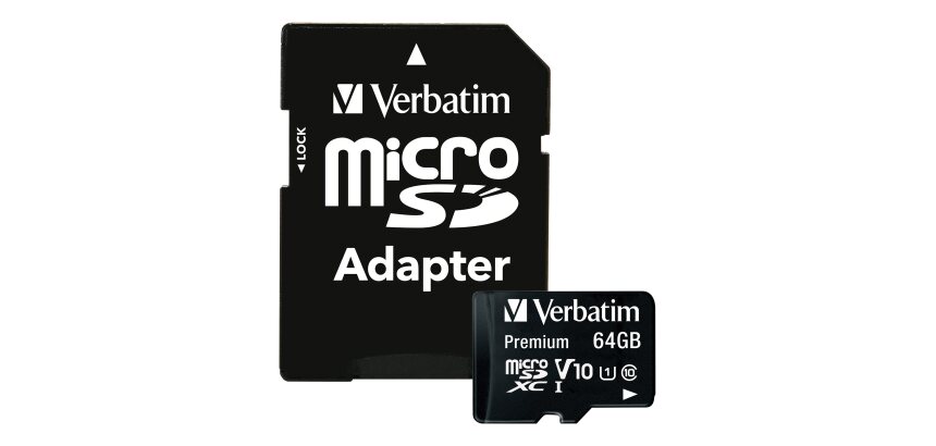 Verbatim Premium - flash memory card - 64 GB - microSDXC UHS-I