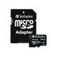 Carte MicroSDHC 64Go+adaptateur Class 10/U1 44084