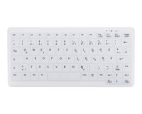 Contour Design Active Key AK-C4110 clavier Médical RF sans fil AZERTY Français Blanc