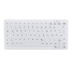 Contour Design Active Key AK-C4110 clavier Médical RF sans fil AZERTY Français Blanc