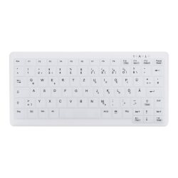 CHERRY AK-C4110 clavier Médical RF sans fil AZERTY Français Blanc