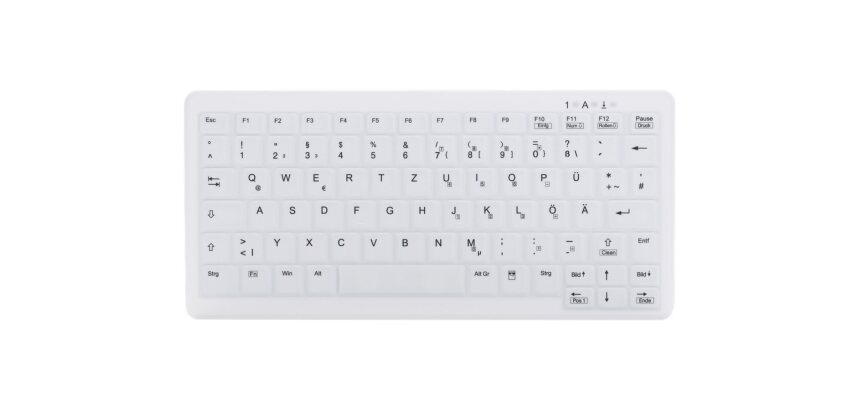Contour Design Active Key Contour ClassicClean Clavier Médical Housse Amovible Mini Sans Fil Blanc C4110