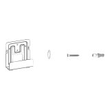 Neomounts AWL-440BL Support pour lecteur multimédia - universel