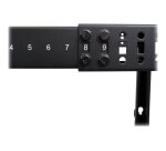 StarTech.com Rack Serveur Mobile 25U 4 Poteaux, Rack Réseau 19" 4 Poteaux avec Roulettes, Rack Roulant avec Profondeur Ajustable pour PC/AV/Données/Informatique - Roulettes, Pieds de nivellement ou Fixation au Sol