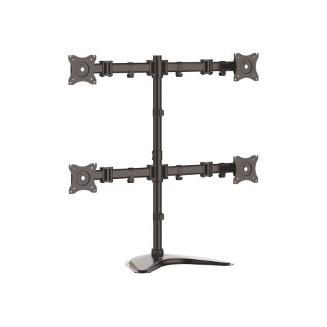 StarTech.com Support de bureau articulé pour quatre écrans - Acier robuste
