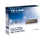 TP-Link TL-SF1008P Non-géré Fast Ethernet (10/100) Connexion Ethernet, supportant l'alimentation via ce port (PoE) Noir
