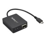 StarTech.com Adaptateur réseau USB-C vers fibre optique Gigabit Ethernet avec SFP ouvert