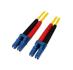 StarTech.com Câble Réseau Fibre Optique LC vers LC Mâle / Mâle - Duplex Monomode 9/125 LSZH - Jaune 4 m