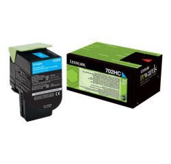 Lexmark 702HC - High Yield - cyan - original - toner cartridge - LCCP, LRP