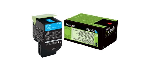 Lexmark toner cyan return program 702HC, 3000 pages - OEM: 70C2HC0