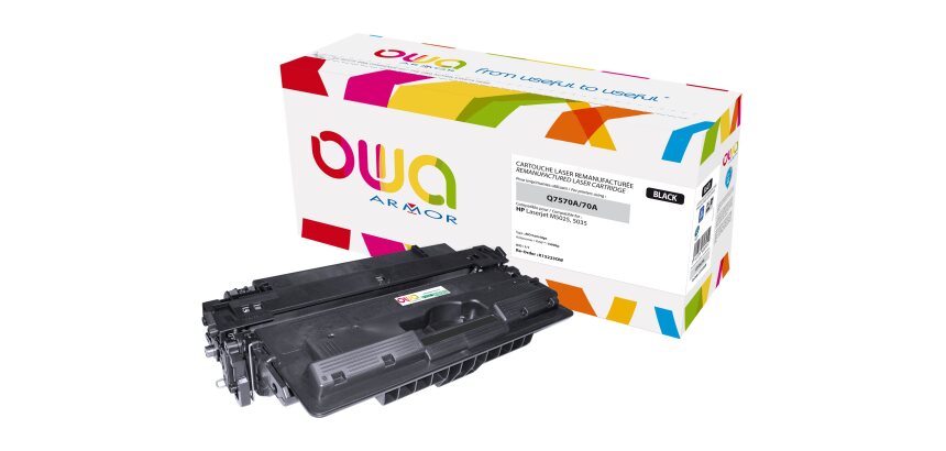Toner remanufacturé OWA - standard - Noir - pour HP Q7570A