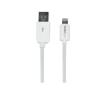 Câble Lightning vers USB pour iPhone, iPod, iPad blanc 3 m - StarTech.com