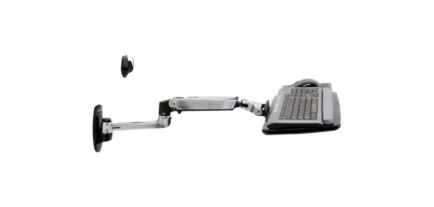 Ergotron LX Wall Mount Keyboard Arm Argent