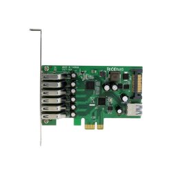 StarTech.com Carte contrôleur PCI Express à 7 ports USB 3.0 - 6 externes 1 interne - Adaptateur PCIe avec alimentation SATA