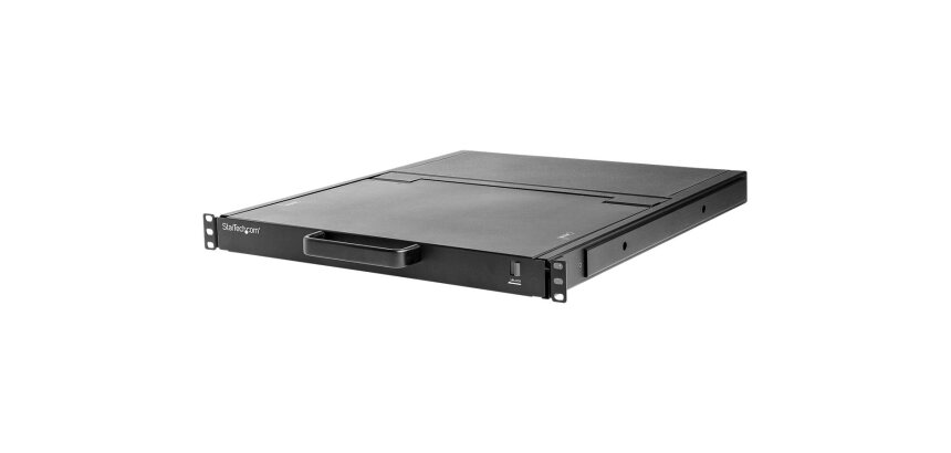 StarTech.com Console KVM à Montage en Rack HD 1080p - Switch KVM HD/Console Montée en Rack - Écran LCD à Montage en Rack - Console KVM à Port Unique VGA - Compatible USB