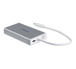 StarTech.com Adaptateur Multiport USB-C - Mini Station d'Accueil USB-C avec 4K HDMI - 60W PD Pass-Through, GbE, 2pt USB-A 3.0 Hub - Mini Dock USB Type-C pour Ordinateur Portable - Blanc