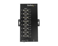 StarTech.com Hub Série 8 Ports USB vers RS232/RS485/RS422 - Convertisseur Industriel USB 2.0 vers DB9 - IP30 - Hub Série Métallique Montable sur Rail DIN - Protection ESD 15kV