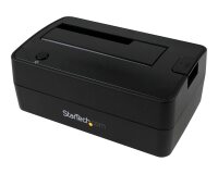 StarTech.com Station d'Accueil pour Disque Dur USB 3.1 à SATA à Baie Unique, Dock pour Disque Dur USB 3.1 (10 Gbps), Station d'Accueil pour HDD/SSD Externe 2.5/3.5" SATA III, Chargement par le Haut
