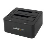 StarTech.com Station d'accueil USB 3.0 pour 2 disques durs SATA III de 2,5 ou 3,5 - Dock HDD / SSD avec UASP - contrôleur de stockage - SATA 6Gb/s - USB 3.0