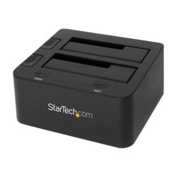 StarTech.com Station d'accueil USB 3.0 pour 2 disques durs SATA III de 2,5 ou 3,5 - Dock HDD / SSD avec UASP - contrôleur de stockage - SATA 6Gb/s - USB 3.0