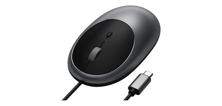 Satechi C1 souris Bureau Ambidextre USB Type-C IR LED 3200 DPI