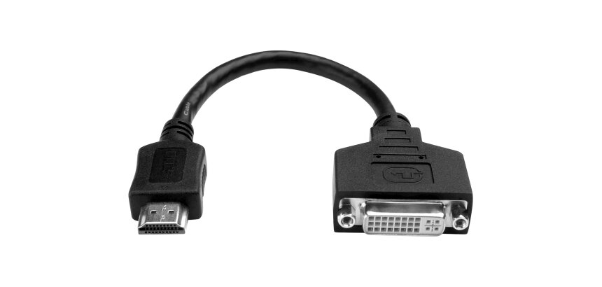 Tripp Lite P132-08N câble vidéo et adaptateur 0,2 m DVI-D HDMI Noir