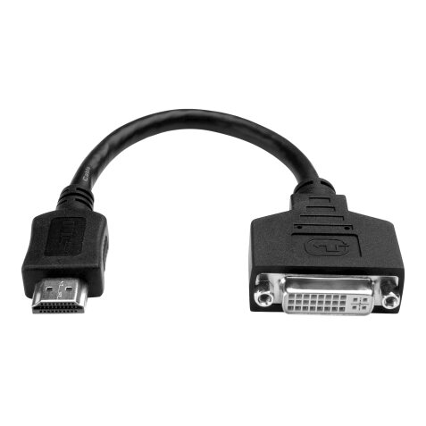 Tripp Lite P132-08N câble vidéo et adaptateur 0,2 m DVI-D HDMI Noir