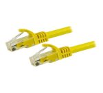 StarTech.com Cordon de raccordement UTP CAT6 (7,5 m) sans crochet - Câble patch RJ45 - Jaune