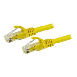 StarTech.com Cordon de raccordement UTP CAT6 (7,5 m) sans crochet - Câble patch RJ45 - Jaune