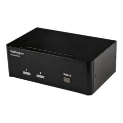 StarTech.com Switch KVM DisplayPort double affichage à 2 ports - 4K 60 Hz