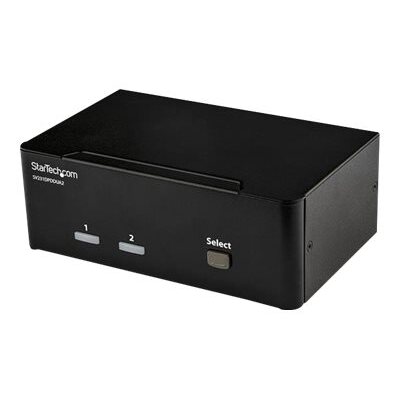 StarTech.com Switch KVM DisplayPort double affichage à 2 ports - 4K 60 Hz
