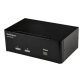 StarTech.com Switch KVM DisplayPort double affichage à 2 ports - 4K 60 Hz