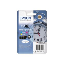 Epson Alarm clock Multipack "Réveil" 27XL - Encre DURABrite Ultra C,M,J