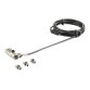 StarTech.com Câble de Verrouillage Universel à Combinaison de 2 m pour Ordinateur Portable - Combinaison à 4 Chiffres - Compatible avec K-Slot, Nano, Wedge Slot - Câble en Acier Antivol