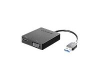 Lenovo Universal USB 3.0 to VGA/HDMI adaptateur graphique USB Noir