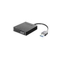 Lenovo Universal USB 3.0 to VGA/HDMI adaptateur graphique USB Noir