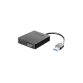 Lenovo Universal USB 3.0 to VGA/HDMI adaptateur graphique USB Noir