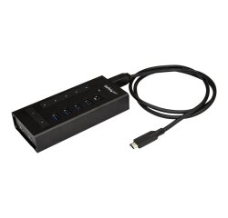 StarTech.com Hub USB-C à 7 ports en métal - USB Type-C vers 5x USB A et 2x USB-C - USB 3.0 - 5Gbps