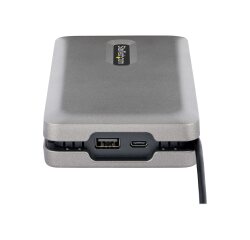StarTech.com Adaptateur Multiport USB C - Station d'Accueil USB C avec Sortie Vidéo USB-C DP Alt Mode/4K HDMI 2.0/VGA - Hub/Dock USB C Double Écran - Mini Station d'Accueil pour PC Portable, 100W PD Pass-Through