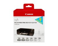 Canon Multipack de 6 cartouches d'encre PGI-29 MBK/PBK/DGY/GY/LGY/CO